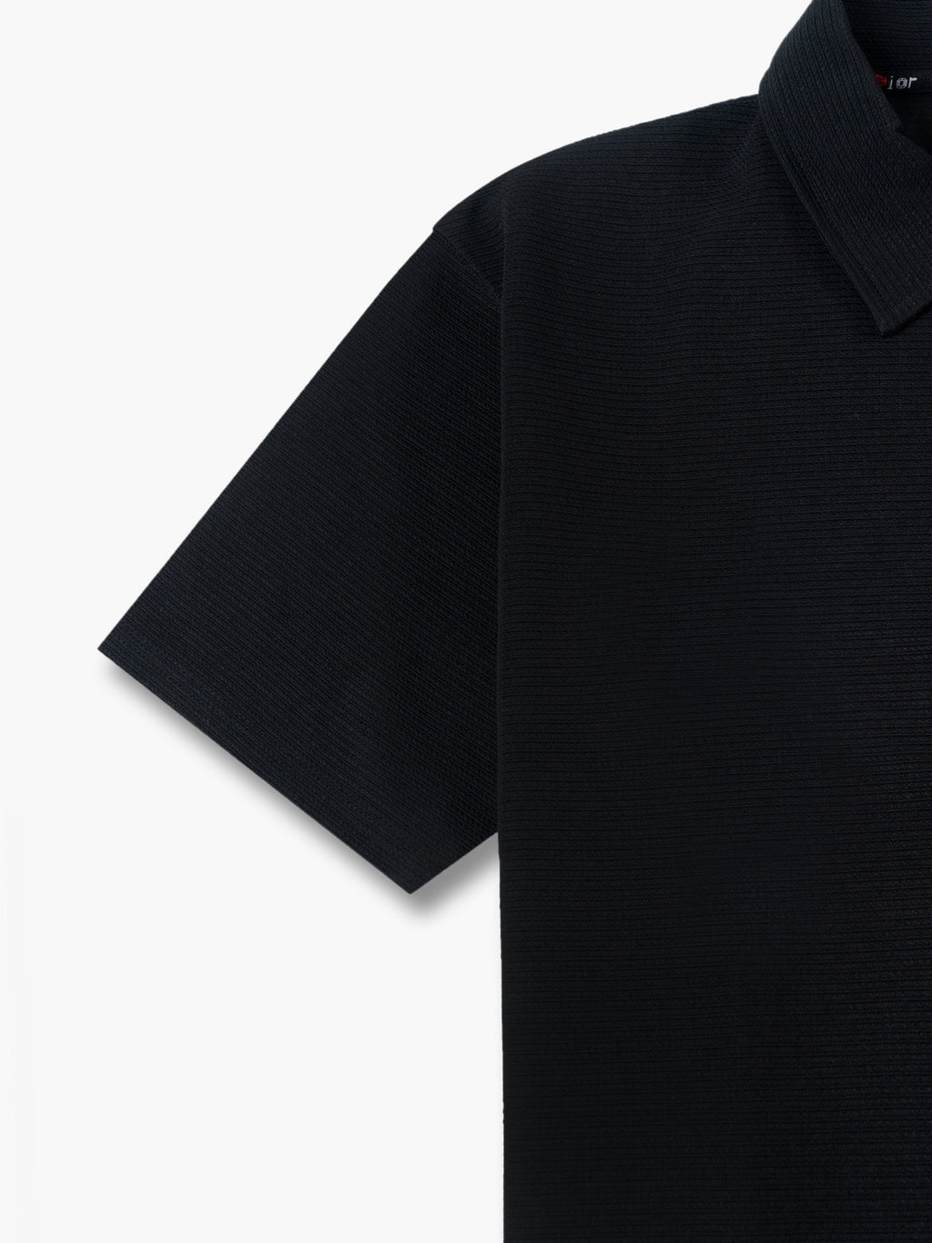 Black Premium zipper Polo Shirt