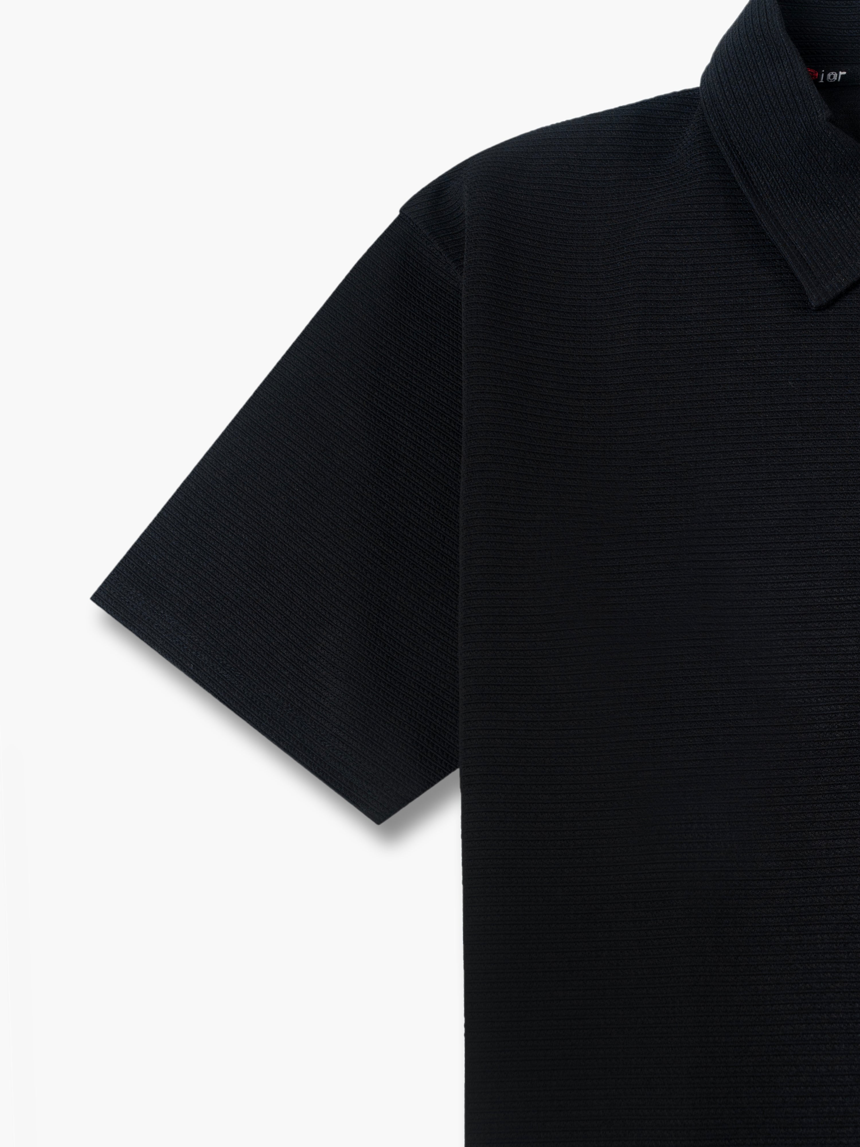 Black Premium zipper Polo Shirt