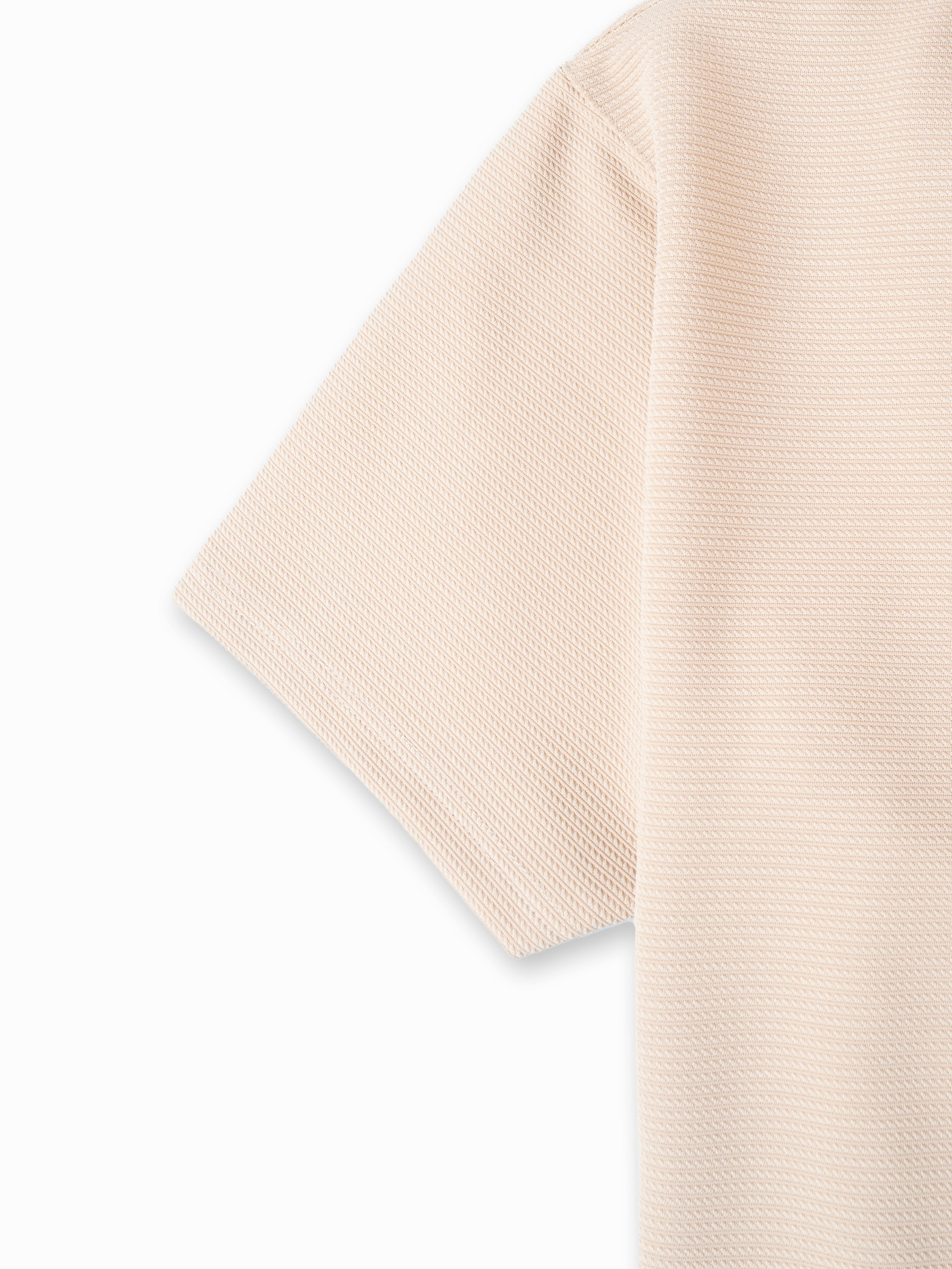 Light gray Premium zipper Polo Shirt