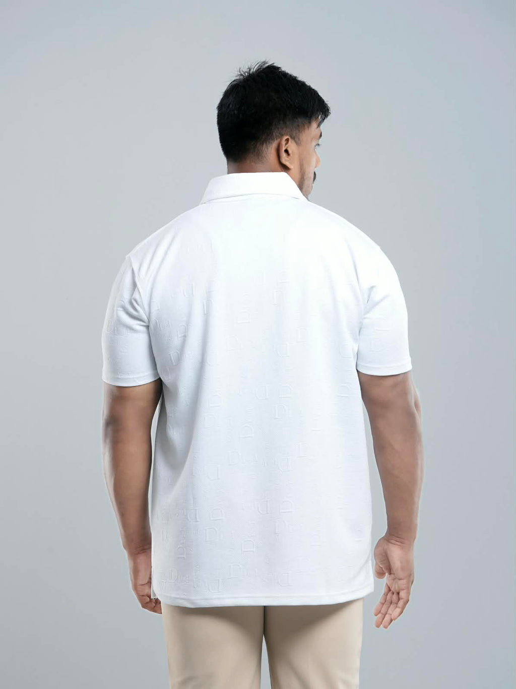 White Premium Dior ambush  zipper Polo Shirt