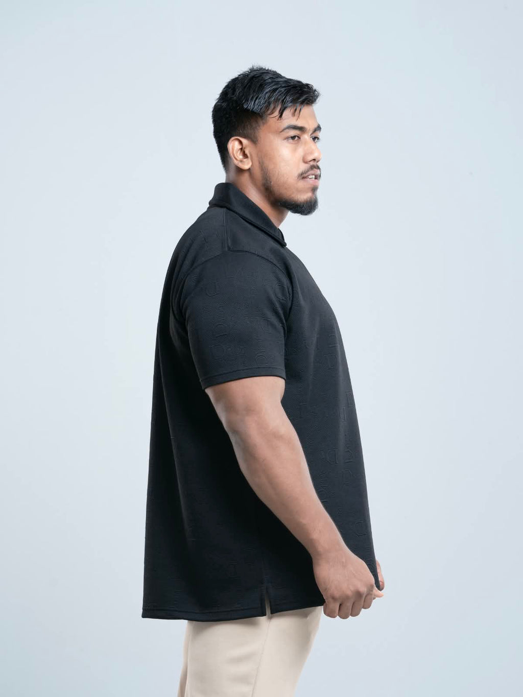 Black Premium Dior ambush  zipper Polo Shirt