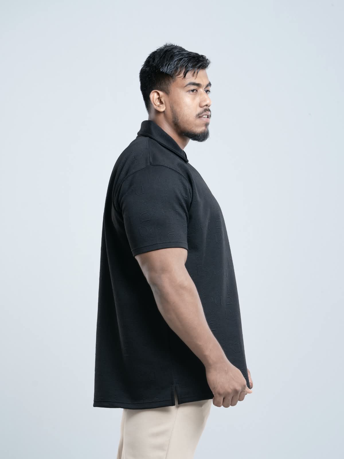 Black Premium Dior ambush  zipper Polo Shirt