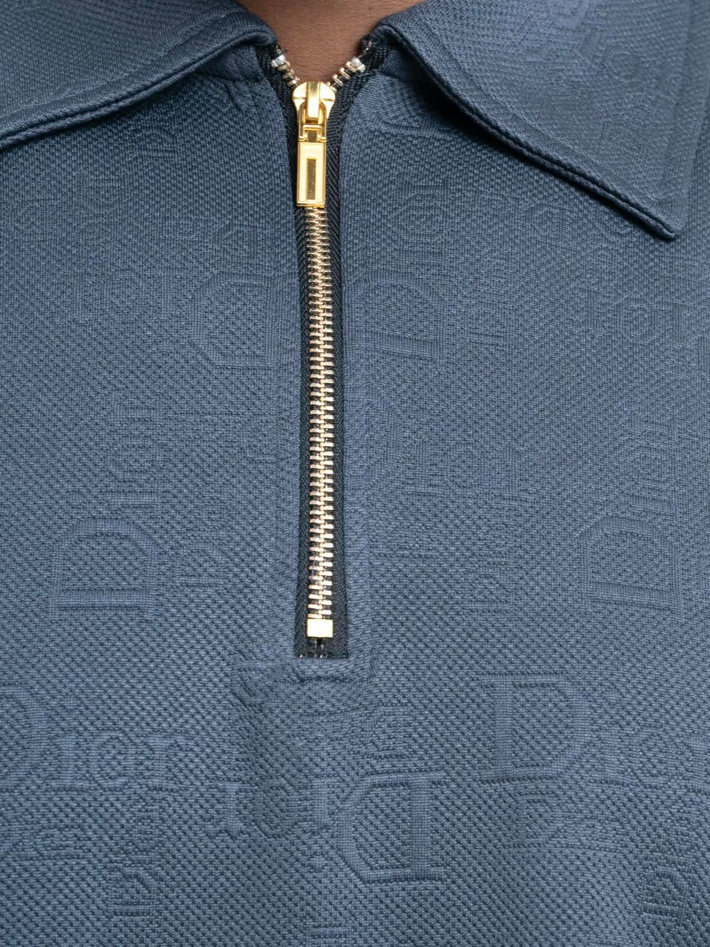 Charcoal Grey Premium Dior ambush  zipper Polo Shirt