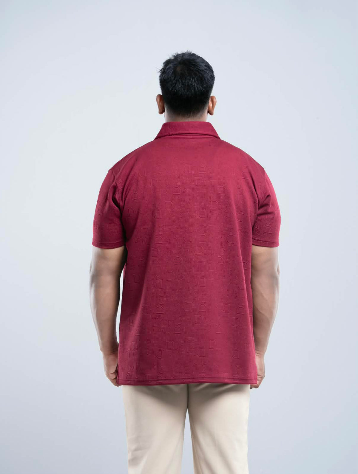 Maroon Premium Dior ambush  zipper Polo Shirt